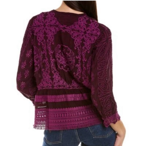 Johnny Was Polyvore Juniper Blouse Size small - Picture 2 of 5